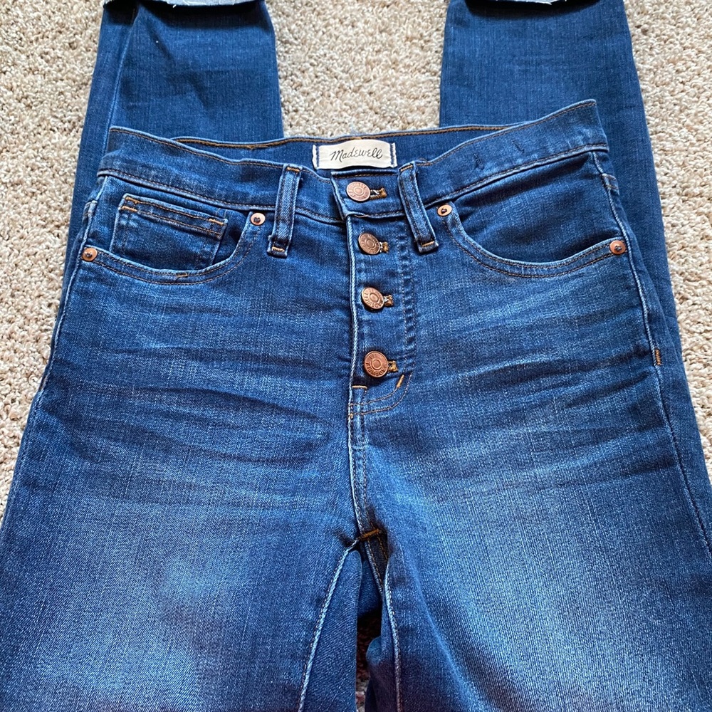 Madewell 9” mid rise skinny